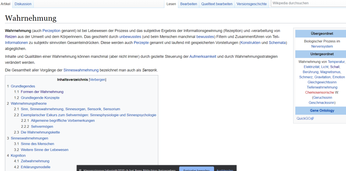 Wahrnehmung.png – Vernetzungsspiel – Quelle: https://de.wikipedia.org/wiki/Wahrnehmung 